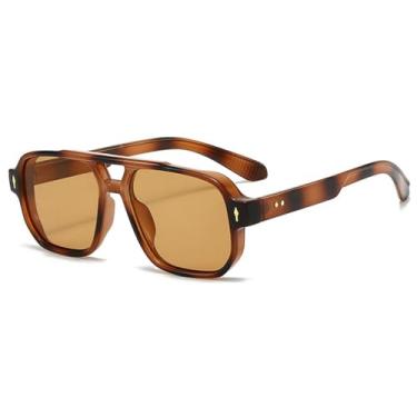 Imagem de Óculos de Sol UV400 - Lentes Ocean com Ponte Dupla e Rebites para Homens e Mulheres, Ideais para Esportes ao Ar Livre, Corrida e Ciclismo, Tamanho 14