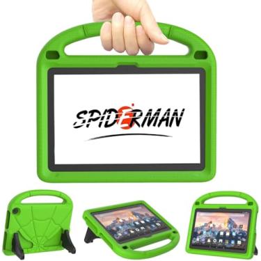 Imagem de DICEKOO Capa infantil para iPad 20.3 cm 2024 resistente à prova de choque, suporte ajustável - verde