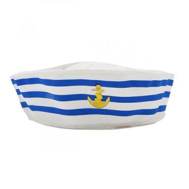 Imagem de Chapéu Marinheiro Listrado Adulto - MSW Comercial LTDA