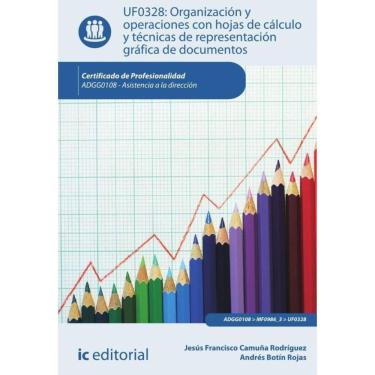 Imagem de Organización y operaciones con hojas de cálculo y técnicas de representación gráfica de documentos.