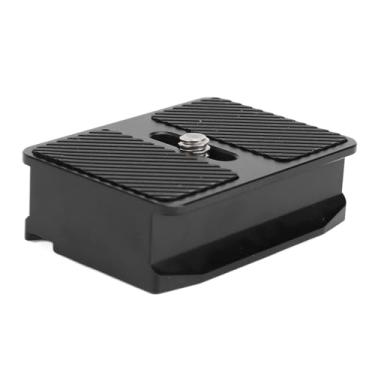 Imagem de aqxreight Placa de Liberação Rápida para Câmera - Suporte de Parafuso de Liga de Alumínio de 1/4 pol. Compatível Com Estabilizadores RS4 RS4 Pro Tripés Gimbals Travamento Seguro Design Leve