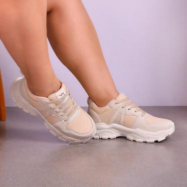 Imagem de Tenis Casual Feminino Plataforma Lançamento Confortável Tradicional-Feminino