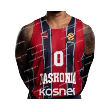 Imagem de Camisa De Basquete Masculina Espanha Baskonia 25 26 Kit Especial Para 
