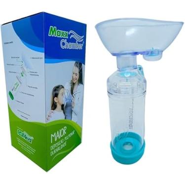 Imagem de MAXX CHAMBER Espaçador Infantil e Adolescente com Bocal para Bombinha de Asma