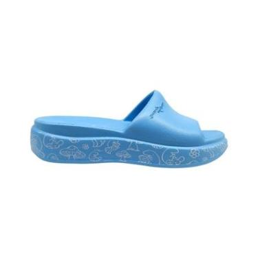 Imagem de Chinelo Tamanco Slide Nuvem dos Smurf Piccadilly 221001-Feminino
