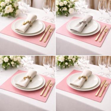 Imagem de Jogo Americano Sousplat e Guardanapo de Mão e Boca Versátil 2 em 1 Oxf