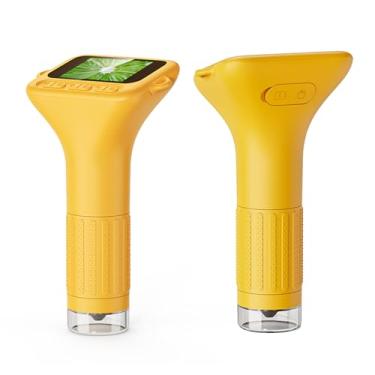 Imagem de VBESTLIFE Microscópio Infantil, 100X-1000X, Foto e Vídeo, Presentes de Microscópio de Bolso, Brinquedo Científico Educacional para Meninos e Meninas de 3 a 12 Anos (ORANGE)