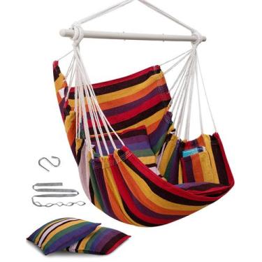 Imagem de Silla Hamaca MIZTLI Columpio Colgante para Dormitorio Interior y Exter