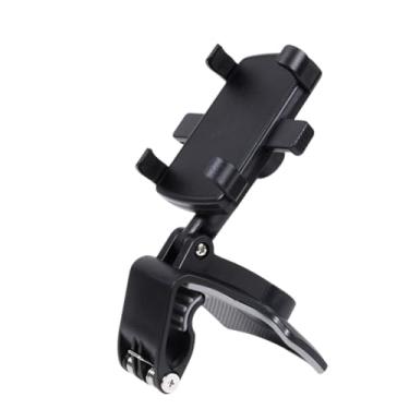 Imagem de YUHENG Suporte de telefone de carro para painel retrovisor viseira solar, rotação de 360° e aderência forte, braçadeira de telefone ajustável universal para telefones iPhone 17 Pro Max 3-7 polegadas |