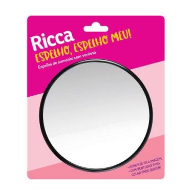 Imagem de Espelho Compacto de Aumento 5X Ricca 2670 - BELLIZ COMPANY