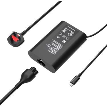 Imagem de Adaptador carregador USB C tipo C de 45W compatível com Dell XPS 12 9250 13 9360 9370 14 7437 7275 7370 5175 5285 5290-2 em 1 7390-2 em 1 série 7390-2 em 1