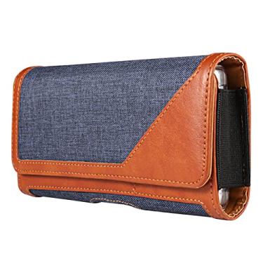 Imagem de Capa de nylon para celular compatível com iPhone 15 14 Pro Max Galaxy S23 S22 Ultra A54 A53 A34 A24 A23 A14 Moto G Power Stylus Pure OnePlus 11 10 Pro Pixel 8 7 Pro Xiaomi 14 13 Pro (azul)