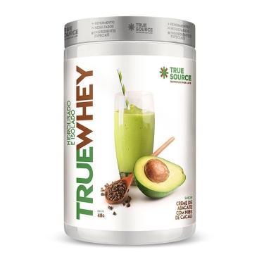 Imagem de True Whey Protein Hidrolisado e Isolado - 418g Creme de Abacate Com Nibs de Cacau - True Source-Unissex