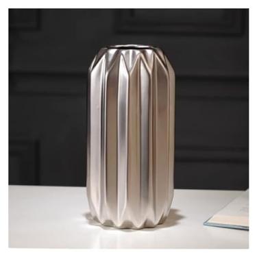 Imagem de URGDWEKJY Vaso de parede vaso de flores de cerâmica criativo decoração de parede pingente moderno simples vaso de parede vaso de flores jardinagem interior vasos de flores (B, L 12 cm)