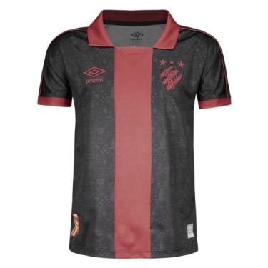 Imagem de Camisa Umbro Sport Recife III 2023/24 Juvenil - Vermelho 14, Vermelho,