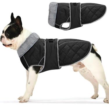 Imagem de Casaco de inverno com cadarço para cães (preto, P)