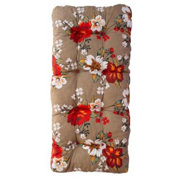 Imagem de Almofada de Luxo 120x60cm - Tamanho Grande para Cadeira, Pallet, Poltrona, Sofá e Namoradeira, Confortável para Descanso Premium, Durável e Decorativa (Capuccino)