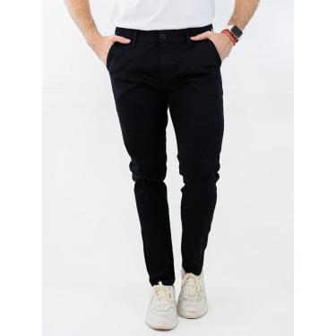 Imagem de Calça Masculina Sarja Preta Skinny Clássica Elastano Anticorpus-Feminino