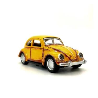 Imagem de Carro Colecionavel Fusca Fusquinha Miniatura Envelhecido - Generica