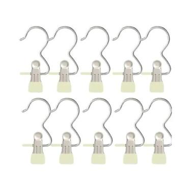 Imagem de Pregadores De Roupa Em Aço Inoxidável (10, 20 Ou 30 Peças) - Clipes Po
