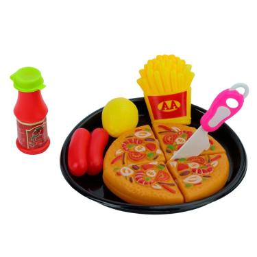 Imagem de KIT Cozinha de Plástico 10 Peças Hora da Pizza - Tudo em Caixa