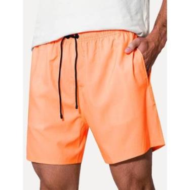Imagem de Short Reserva Masculino D'Água Beachwear Texture Laranja Claro-Masculino