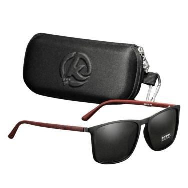 Imagem de Óculos De Sol Polarizados Ultraleve Com Estojo Vermelho