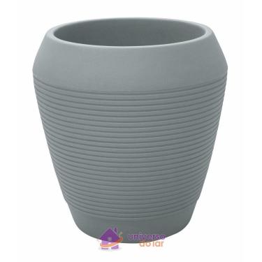 Imagem de Vaso Tramontina Egípcio Em Polietileno Cimento 29 Cm Tramontina