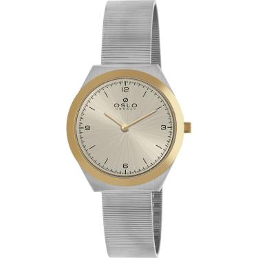 Imagem de Relógio Oslo Feminino Ref: Oftsssvx0001 C2sx Slim Bicolor