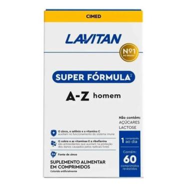 Imagem de Suplemento Lavitan Homem A-Z Super Fórmula 60 Cáps Multivitamínico Qua