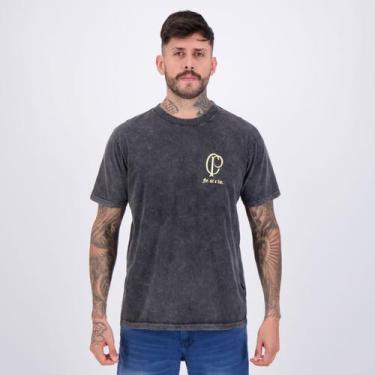 Imagem de Camiseta Corinthians Fiel Stoned Cinza - Surf Center, G