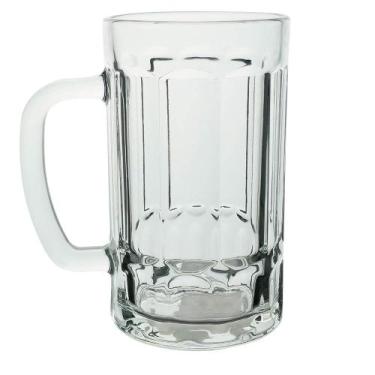 Imagem de Caneca de Chopp de Vidro 360ml 1 Peça - Seu Lar