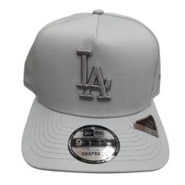 Imagem de Boné New Era 9Fifty LA - Cinza claro-Unissex