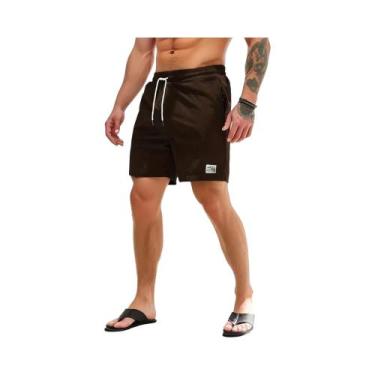 Imagem de Verão nova cor sólida rendas sweatpants veludo simples trimestre short