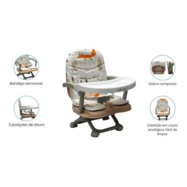 Imagem de Cadeira De Alimentação Raposa Bege Portátil 3 Posições 15kg - crf011, 
