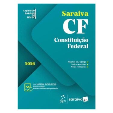 Imagem de Constituição Federal - Legislação Saraiva De Bolso - 1ª Edição 2026