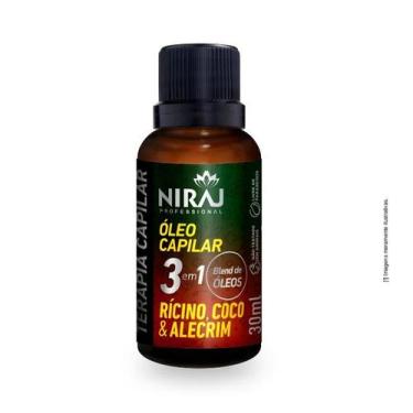 Imagem de Óleo Capilar 3 em 1 Alecrim, Rícino e Coco - 30ml - Niraj