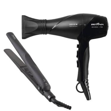 Imagem de Secador de Cabelo BSC2000 Britânia e Chapinha Philco Ceramic