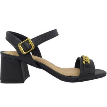 Imagem de Sandália Feminina Casual Social Dia a Dia Passeio Trabalho Salto Médio Conforto Modare 7172.129-Feminino