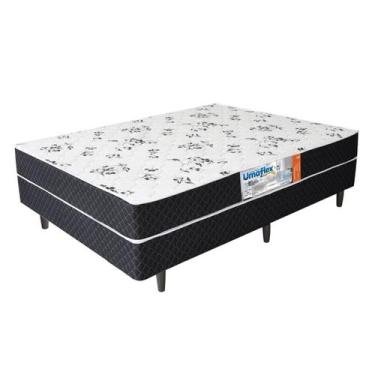 Imagem de Cama Box Conjugada Casal Umaflex Espuma D28 e Revestimento Poliéster 5