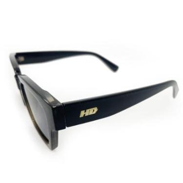 Imagem de Óculos de sol HD Swell Fumê com armação e hastes em cinza translucido e lentes com proteção UV-Feminino