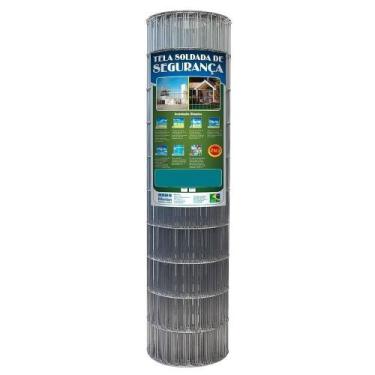 Imagem de Tela Segurança Soldada Morlan ZN3 100 x 50mm Fio 1,90mm 1,80 x 25m