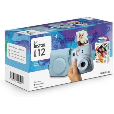 Imagem de Kit Câmera Instax Mini 12 Com 10 Fotos Spray Art Bolsa ul - Fuji Film