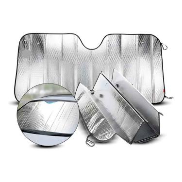 Imagem de Protetor Solar Parabrisas Quebra Sol Painel Carro 1° Linha 130 X 60cm