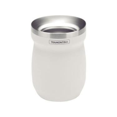 Imagem de Cuia Térmica Tramontina Branca 240 ml, Branco