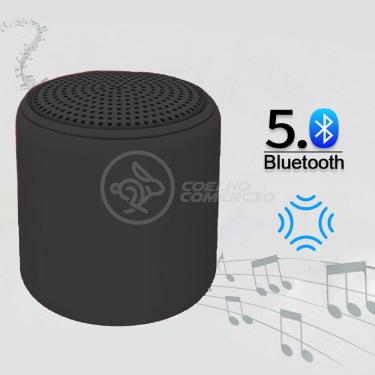Imagem de Mini Caixa De Som Wireless Speaker Potente Bluetooth Preto