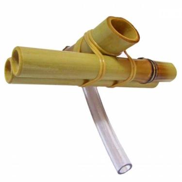 Imagem de Bica de bambu para fonte de água p 11 cm - BRASIL ESOTERICO