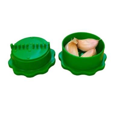 Imagem de Triturador Manual de Alho Plástico Durável e Fácil de Limpar - Multius