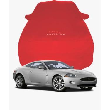 Imagem de Capa de Carro Jaguar XK Tecido  Lycra Premium - Cadilhe Capas, Vermelh