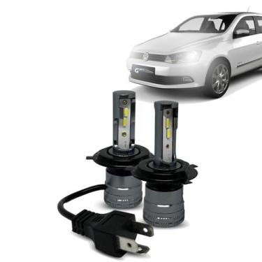 Imagem de Kit Par Super Led Mini Rayx Gol G6 2013 À 2016 Alto Baixo Milha